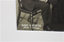 1942 PGA of America's 26th Annual Meeting at Medinah Club Burke & Koretke Photo - Framed