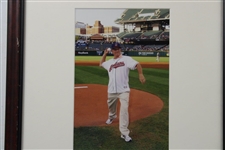 Defending US Senior PGA Champ Jay Haas Throwing Out The First Pitch 2009 Photo - Framed