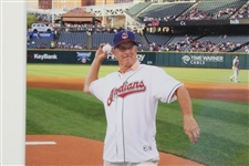 Defending US Senior PGA Champ Jay Haas Throwing Out The First Pitch 2009 Photo - Framed
