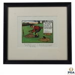 Rule XVIII: The Player May Remove Mole-Hills by Brushing…' Crombie Print - Framed