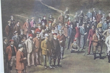 The Big Match' Harold H. Hilton Print - Framed
