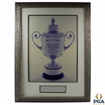 Professional The Wanamaker Trophy Photo w/Hagen Missing Trophy Content - Framed