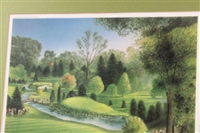 US Senior Open at Oak Hill Ltd Ed Chapman Print w/Facsimile Signatures - Framed