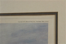 1971 Allan Roberton St. Andrews Ltd Ed #410/500 Print - Framed