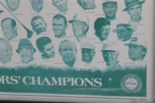 1937-1990 PGA Senior Champions Ltd Ed #94/200 Print - Framed