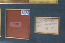 The PGA Golf Professional Hall of Fame Inaugural Ceremony Items - Framed
