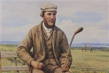 1988 Willie Park Arthur Weaver Senior Musselburgh Ltd Ed #146/350 Print w/Remarque - Framed