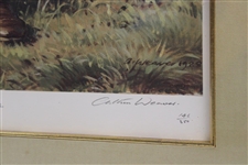 1988 Willie Park Arthur Weaver Senior Musselburgh Ltd Ed #146/350 Print w/Remarque - Framed