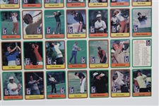 1980 Top 60 Money Winners Uncut Card Sheet - Matted