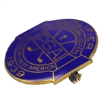 1939 PGA Championship at Pomonok CC Contestant Badge - Henry Picard Winner