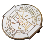 1944 PGA Championship at Manito G&CC Contestant Badge - Bob Hamilton Winner