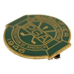 1946 PGA Championship at Portland CC Contestant Badge - Ben Hogan Winner