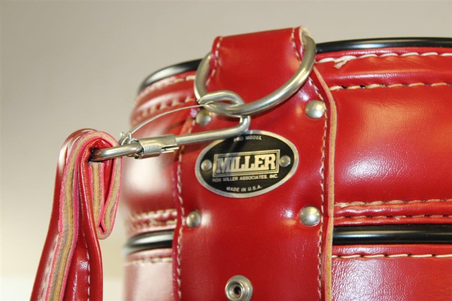 Hale Irwin's Personal Tournament Used Red Kapalua Miller Golf Bag