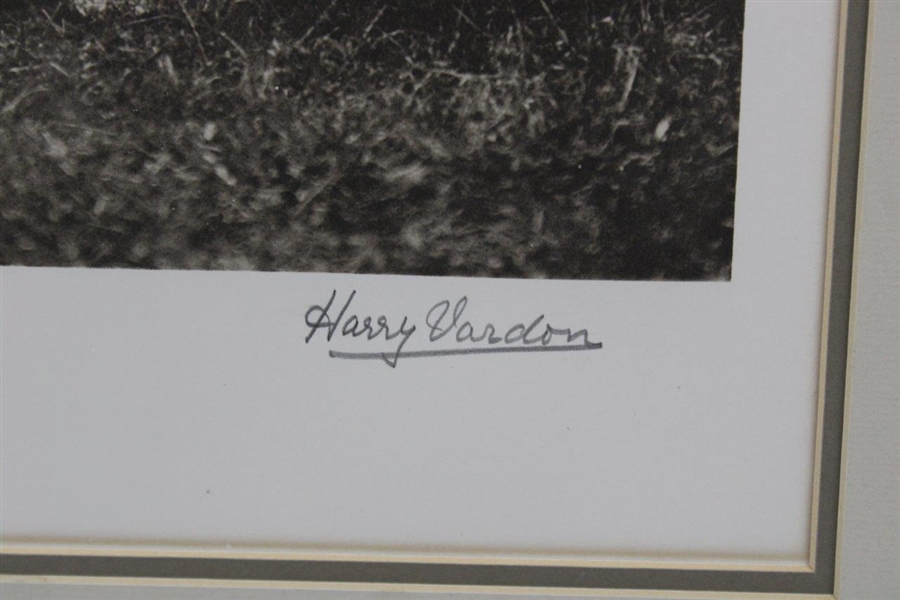 Harry Vardon Signed Large Format Circa 1905 George Beldam Photogravure - Framed JSA ALOA