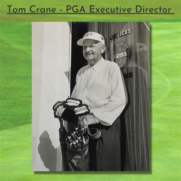 Jack Burke Letter to PGA Ex. Dir. Tom Crane on Pers. Letterhead - 1/27/1965