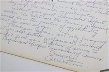 Al Watrous Signed Letter to PGA Ex. Dir. Tom Crane on Pers. Letterhead - 1/26/1965 JSA ALOA