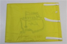Gary Player Signed 2003 Masters Embroidered Flag JSA ALOA