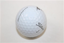 Annika Sorenstam Signed Titleist Logo Golf Ball JSA ALOA