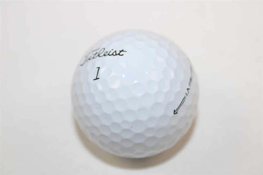 Annika Sorenstam Signed Titleist Logo Golf Ball JSA ALOA