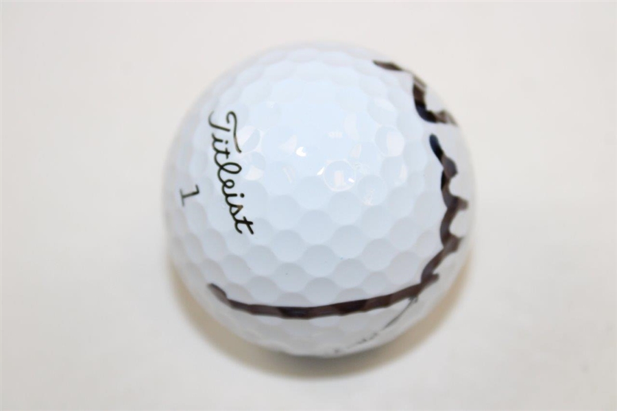 Nelly Korda Signed Titleist Logo Golf Ball JSA ALOA