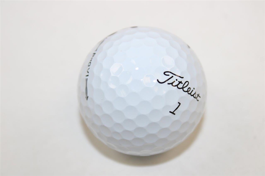 Nelly Korda Signed Titleist Logo Golf Ball JSA ALOA