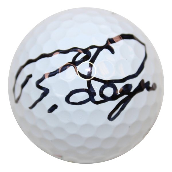 Bernhard Langer Signed Masters Logo Titleist Logo Golf Ball JSA ALOA