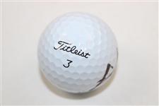 Jordan Spieth Signed Titleist Logo Golf Ball 3 JSA ALOA
