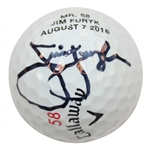 Jim Furyk Signed Mr 58 Jim Furyk August 7 2016 Callaway 58 Logo Golf Ball JSA #AH45171