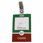 1999 National Car Rental Golf Classic Caddy Badge - Tiger Woods Win