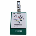 2001 Wgc Accenture Match Play Inaugural Event Caddy Badge