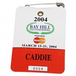 2004 Bay Hill Invitational Caddy Badge