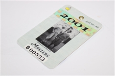 2001 Masters Tournament Series Badge #00553 - Tiger Woods Win