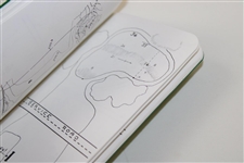 Tom Scherrer Signed 2001 Masters Yardage Book - Tiger Woods Win