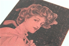 1907 'Golf Girl' Illustrated Postcard by D. Hillson