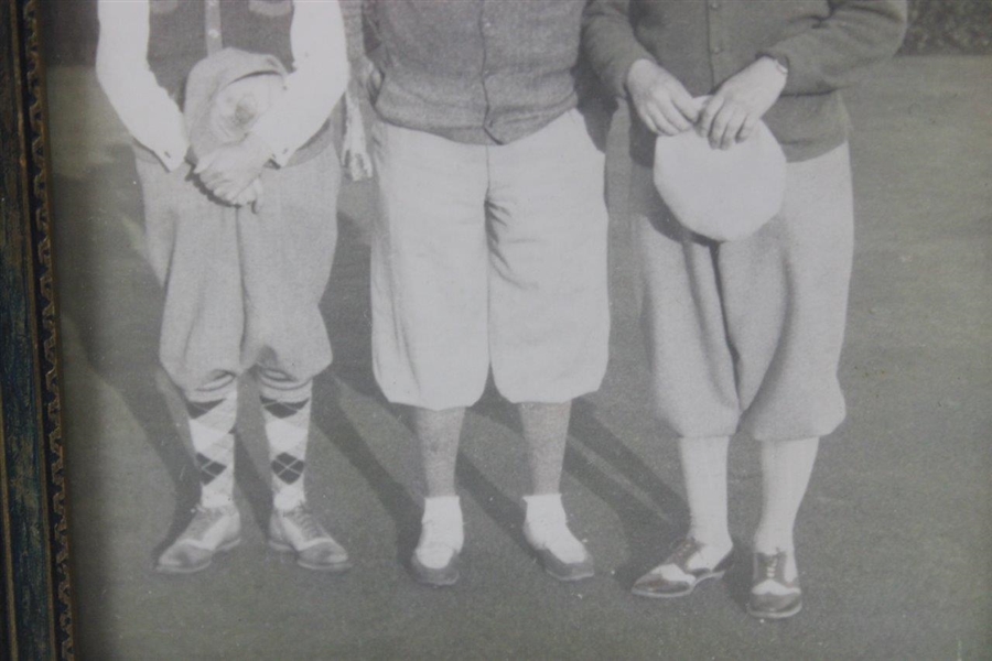 1930 Babe Ruth at Jungle Golf Course St. Petersburg, Fl. Original Photo - Framed