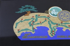 Sam Snead's Personal 1977 PGA Championship at Pebble Beach Couroc Plate