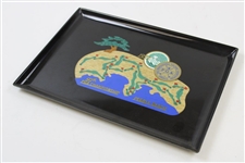 Sam Snead's Personal 1977 PGA Championship at Pebble Beach Couroc Plate