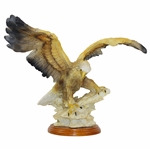 Sam Sneads Personal Favorite Eagle Sculpture Displayed at Home in Bedroom with Photos