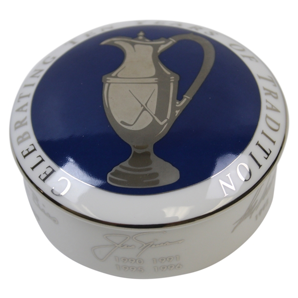 Sam Snead's Personal 1998 The Tradition 'Celebrating the Tradition' Dish w/Lid By Tiffany & Co.