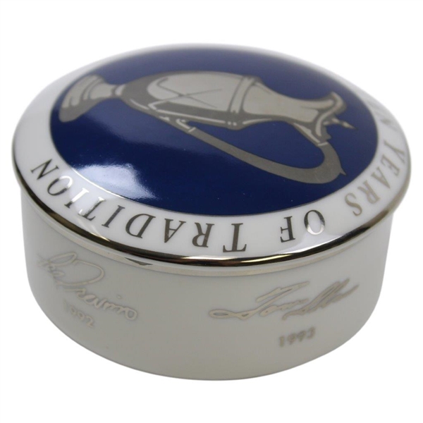 Sam Snead's Personal 1998 The Tradition 'Celebrating the Tradition' Dish w/Lid By Tiffany & Co.