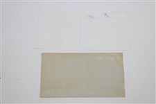 Sam Snead's Personal Pine Tree GC Used Scorecard w/Business Card & Two Signed Photos JSA ALOA
