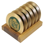 Sam Snead's Personal The Greenbrier Plate, Coasters Set & Pewter Cup
