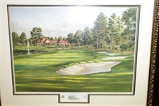 Atlanta Athletic Club Highland Course #18 Print #106/850 Signed by Artist Steve Lotus with '2001' PGA