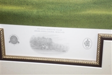 Atlanta Athletic Club Highland Course #18 Print #106/850 Signed by Artist Steve Lotus with '2001' PGA