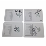 Scott, Langer, Johnson & Couples Signed Augusta National GC Scorecards JSA ALOA