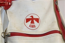 Iwalani Rodriguez's Personal Used Northwestern Full Size Golf Bag - Chi-Chi Rodriguez Collection