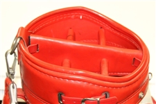 Iwalani Rodriguez's Personal Used Northwestern Full Size Golf Bag - Chi-Chi Rodriguez Collection