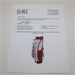 Iwalani Rodriguez's Personal Used Northwestern Full Size Golf Bag - Chi-Chi Rodriguez Collection