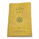 Ed Dudley's Personal 1963 U.S.G.A. The Rules of Golf Booklet - Chi-Chi Rodriguez Collection