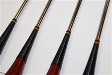 Ed Dudley's Personal Spalding Top-Flite 1-3-4-5 Hydrosealed Model 87 Woods Set Reg. #V1134 